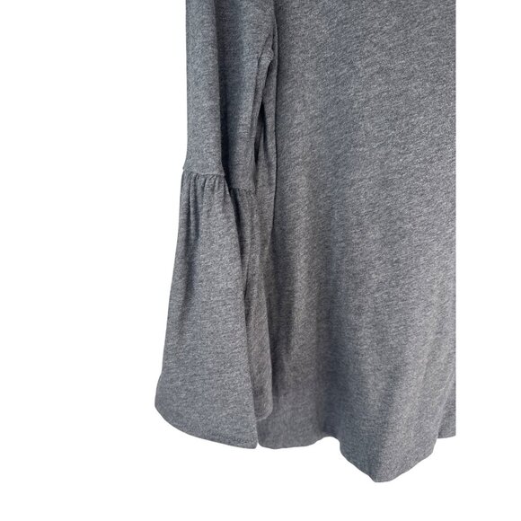 2/$30 Banana Republic Medium Designer Tee Belle Sleeve Top Gray - Picture 7 of 14